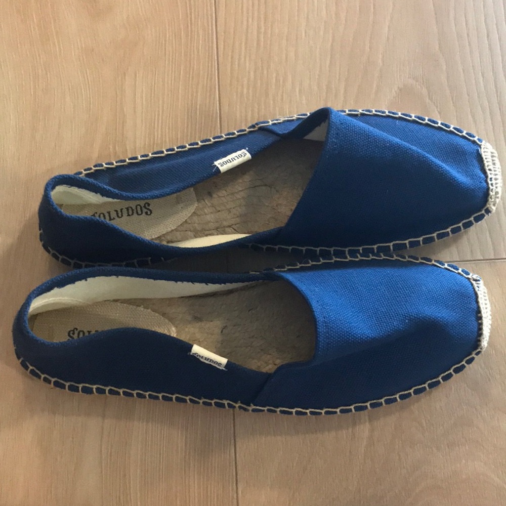 Soludos Dali Espadrille Flats | brand new | Blue | Size 8.5